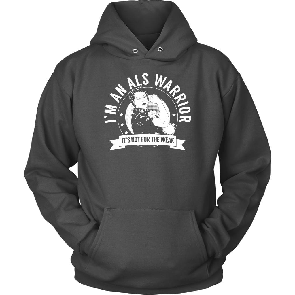 Amyotrophic Lateral Sclerosis Awareness Hoodie ALS Warrior NFTW - The Unchargeables