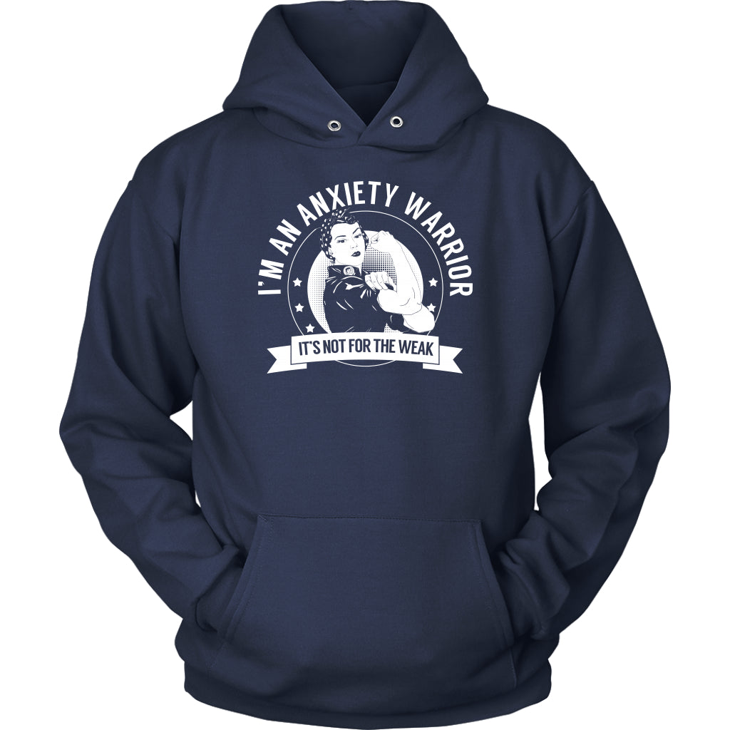 Anxiety Awareness Hoodie Anxiety Warrior NFTW - The Unchargeables