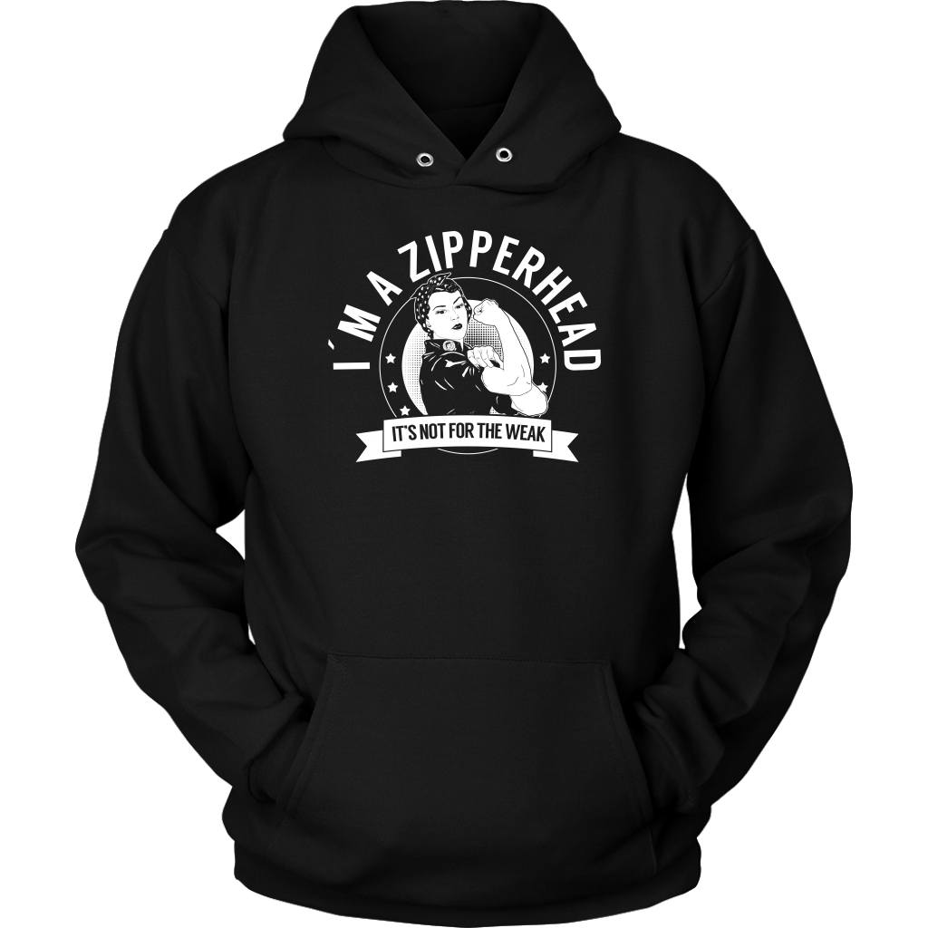 Chiari Malformation Awareness Hoodie I'm A Zipperhead NFTW - The Unchargeables
