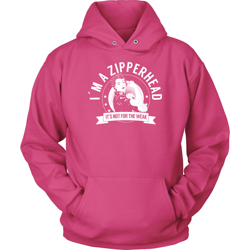 Chiari Malformation Awareness Hoodie I&#39;m A Zipperhead NFTW - The Unchargeables