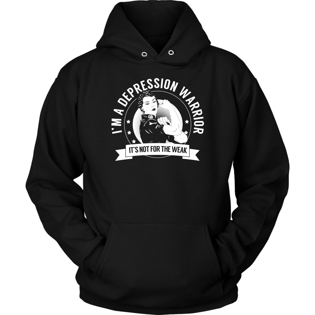 Depression Awareness Hoodie Depression Warrior NFTW - The Unchargeables