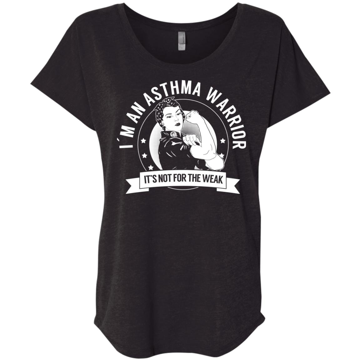 Asthma Warrior NFTW Dolman Sleeve - The Unchargeables