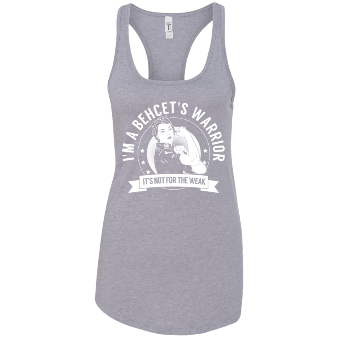 Behcet&#39;s Warrior NFTW Ideal Racerback Tank - The Unchargeables