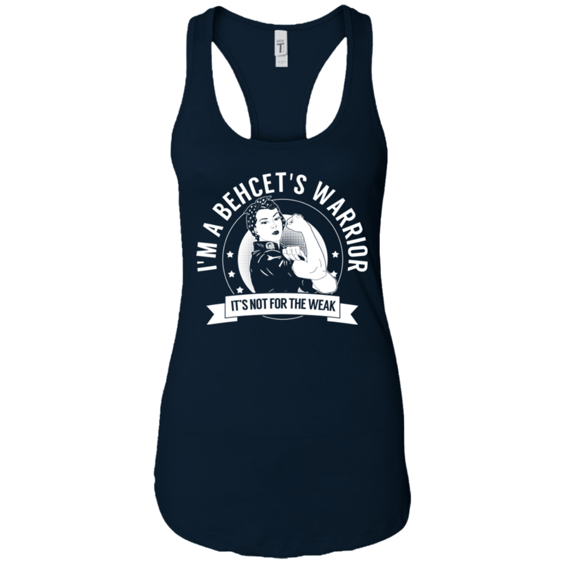 Behcet&#39;s Warrior NFTW Ideal Racerback Tank - The Unchargeables