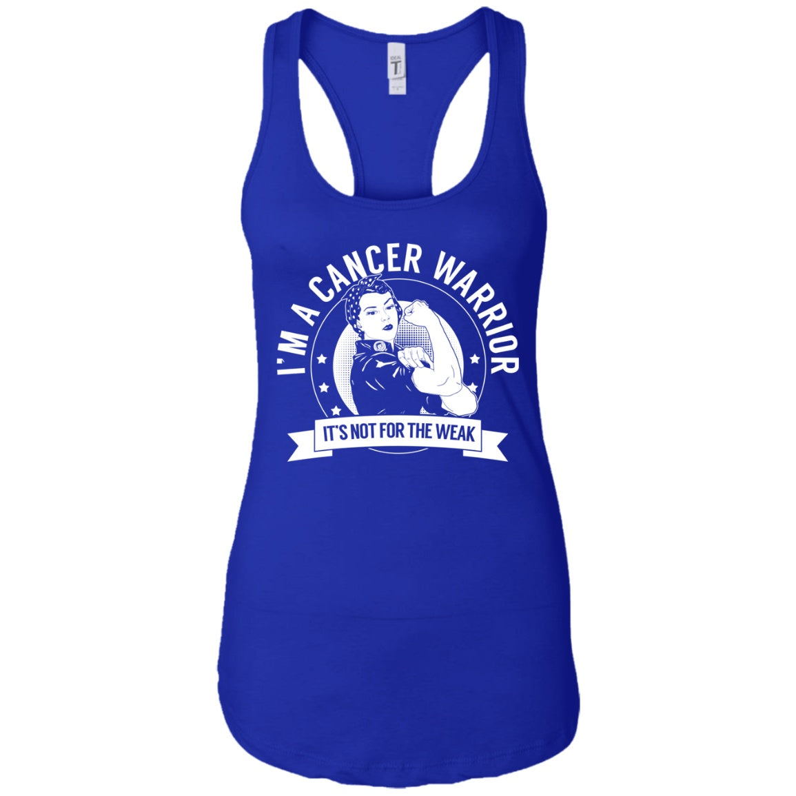 Cancer Warrior NFTW Ideal Racerback Tank - The Unchargeables