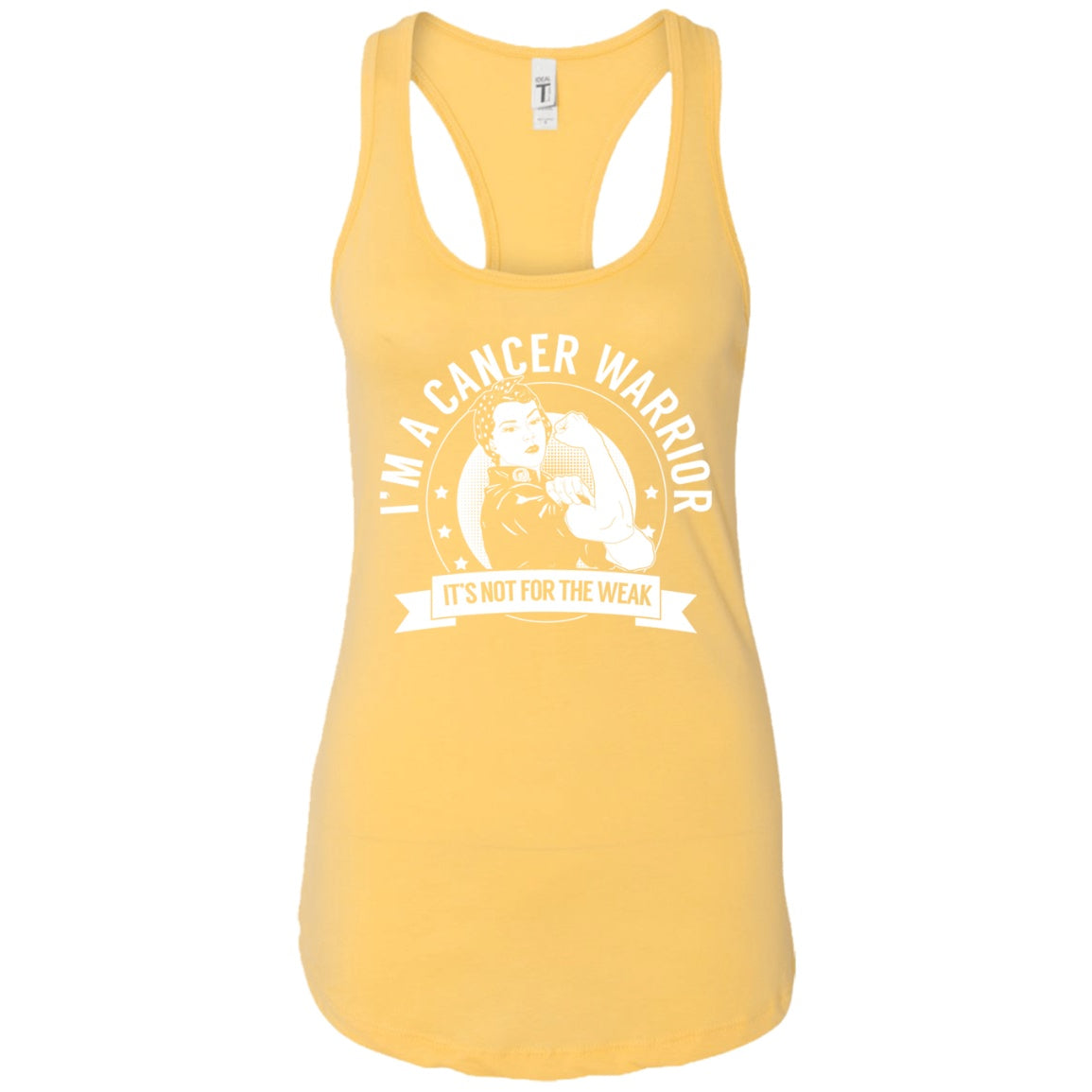 Cancer Warrior NFTW Ideal Racerback Tank - The Unchargeables