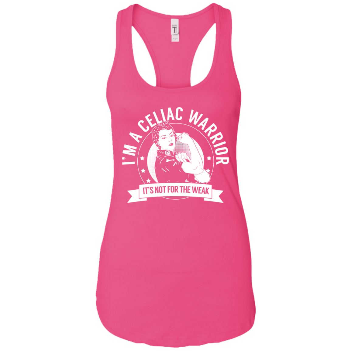 Celiac Disease - Celiac Warrior NFTW Ideal Racerback Tank - The Unchargeables