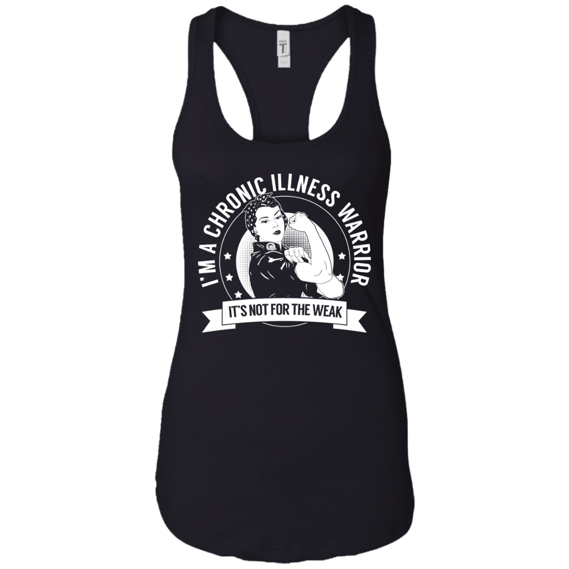Chronic Illness Warrior NFTW Ideal Racerback Tank - The Unchargeables