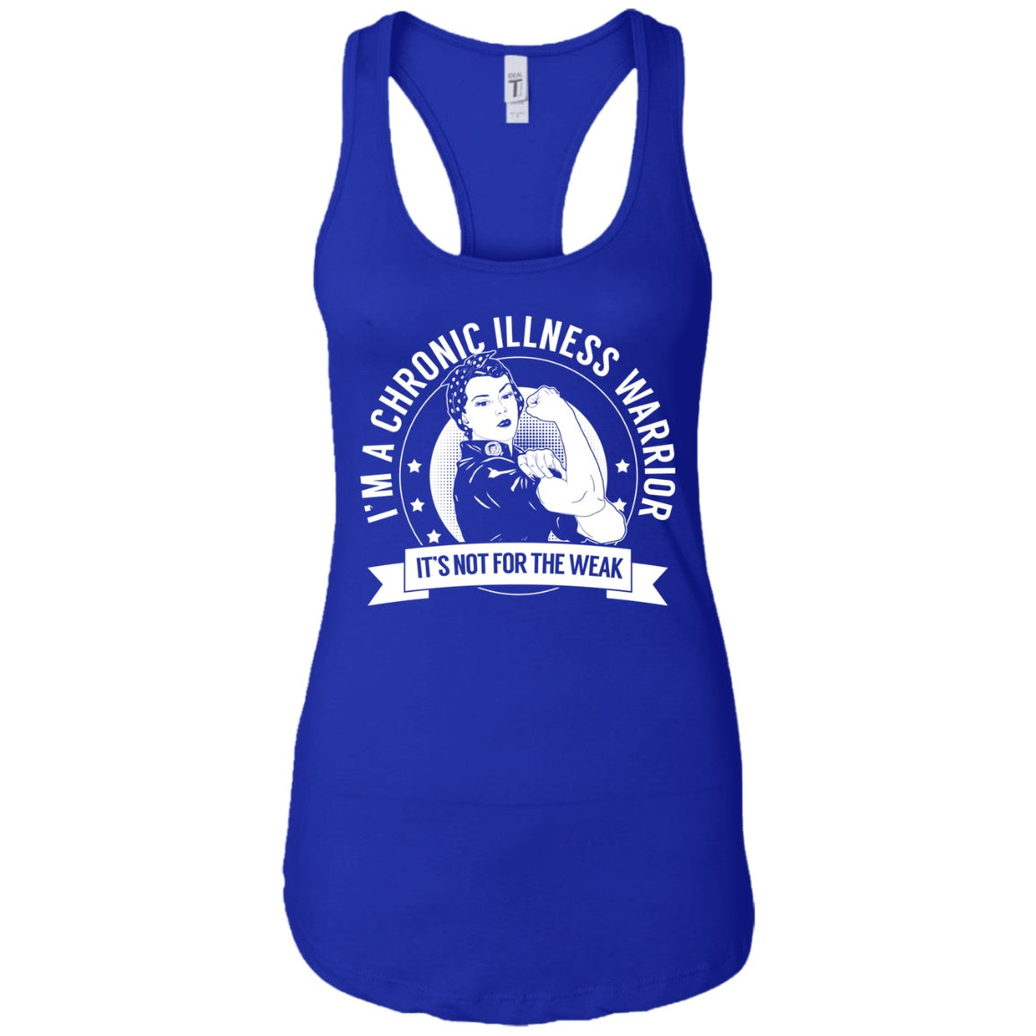 Chronic Illness Warrior NFTW Ideal Racerback Tank - The Unchargeables