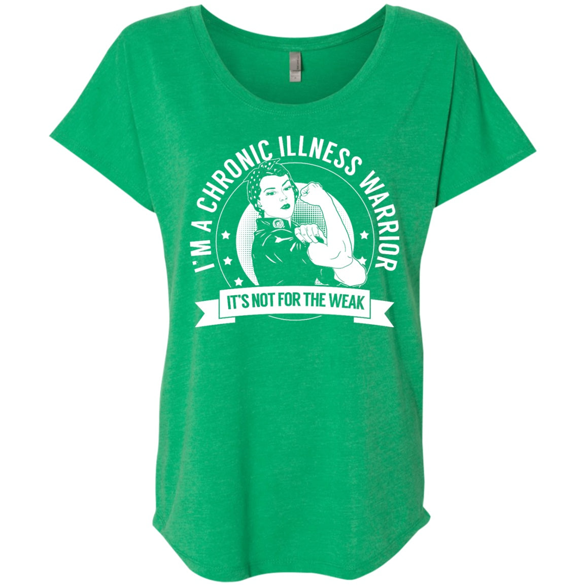 Chronic Illness Warrior Not For The Weak Dolman Sleeve - The Unchargeables