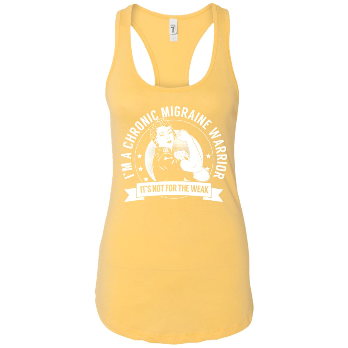 Chronic Migraine Warrior NFTW Ideal Racerback Tank - The Unchargeables