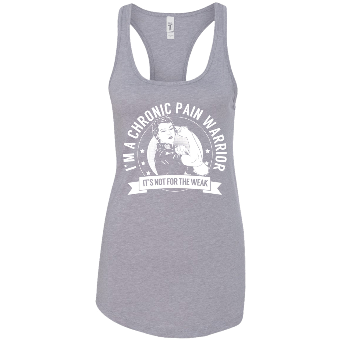 Chronic Pain Warrior NFTW Ideal Racerback Tank - The Unchargeables