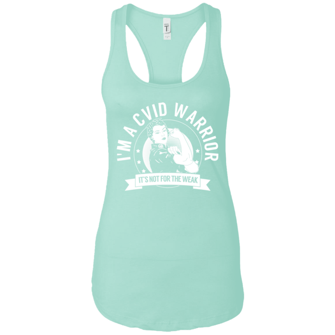 Common Variable Immune Deficiency - 	CVID Warrior NFTW Ideal Racerback Tank - The Unchargeables