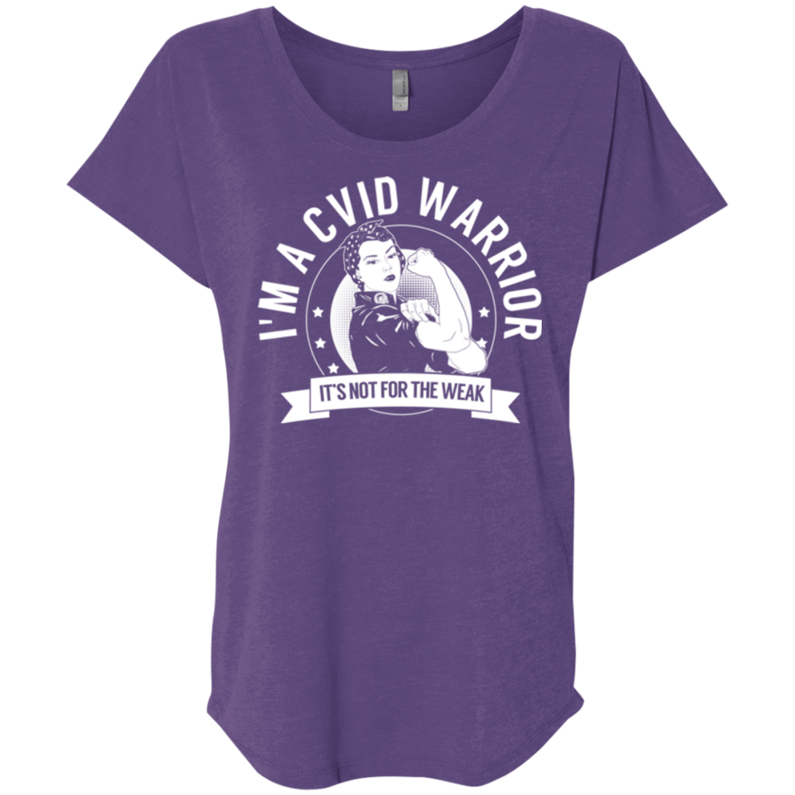 Common Variable Immune Deficiency - CVID Warrior Not For The Weak Dolman Sleeve - The Unchargeables