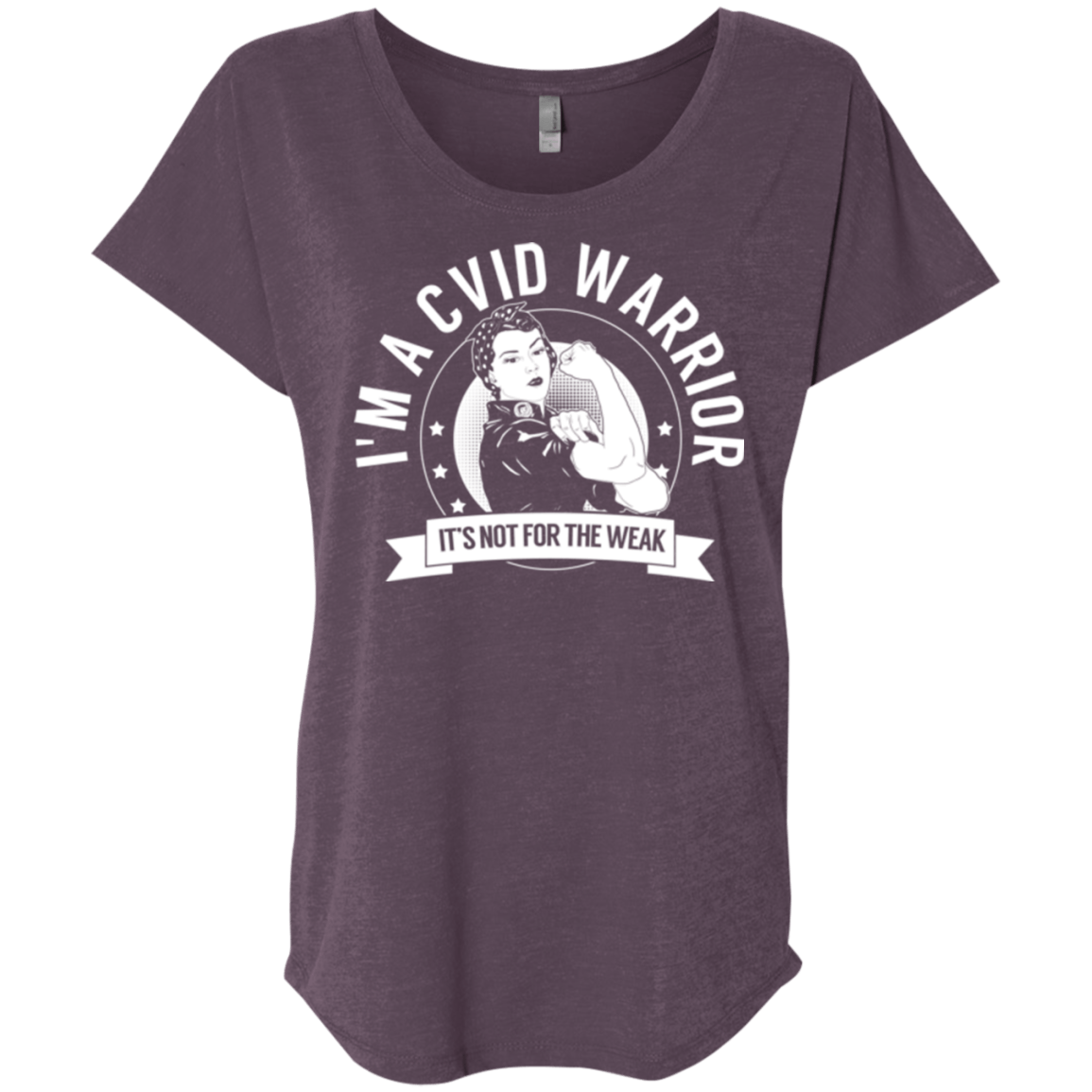 Common Variable Immune Deficiency - CVID Warrior Not For The Weak Dolman Sleeve - The Unchargeables