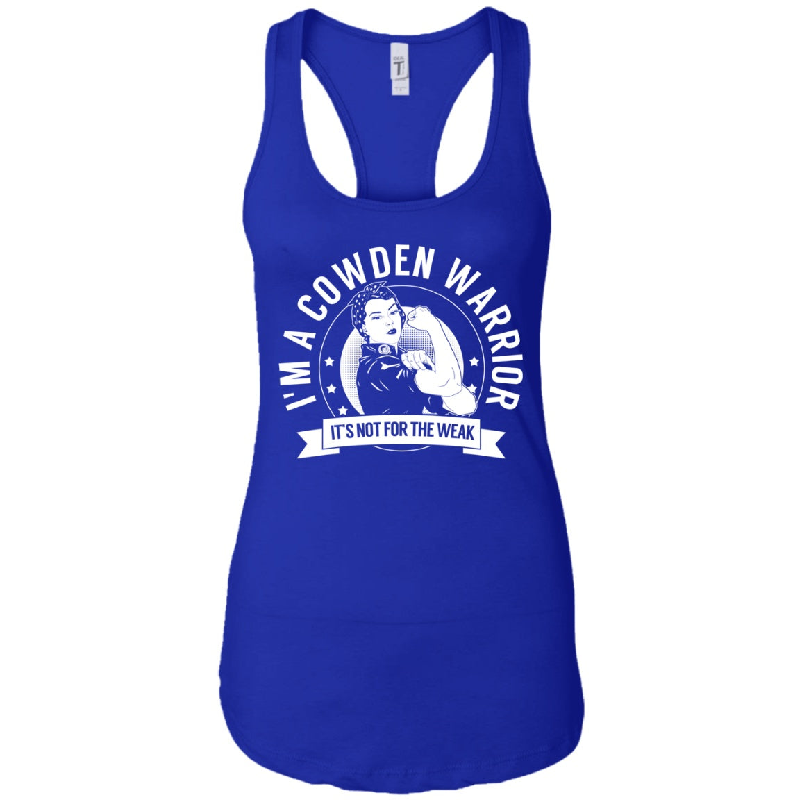 Cowden Syndrome - Cowden Warrior NFTW Ideal Racerback Tank - The Unchargeables