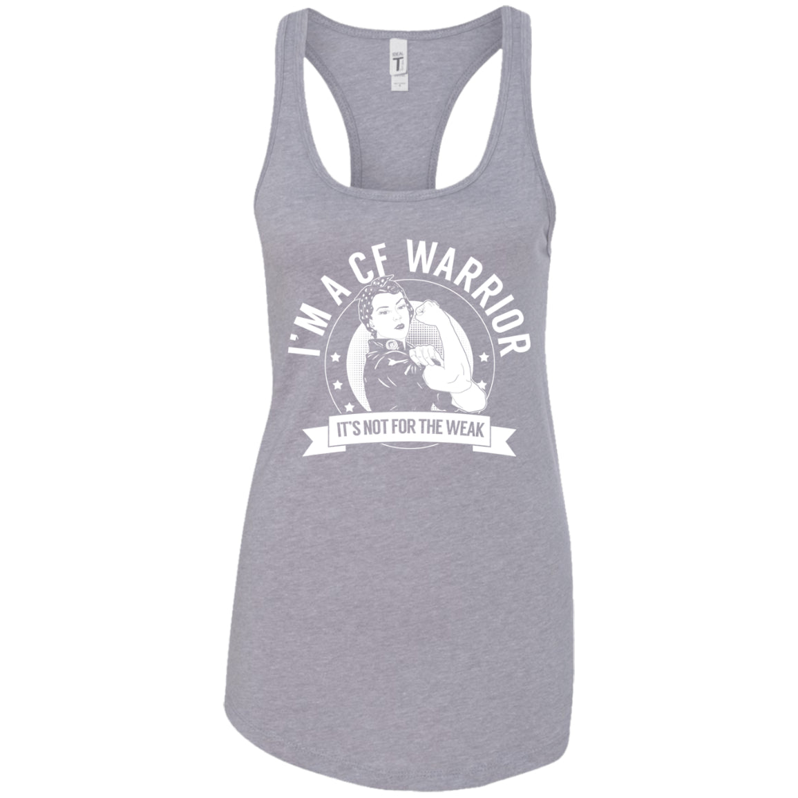 Cystic Fibrosis - CF Warrior NFTW Ideal Racerback Tank - The Unchargeables