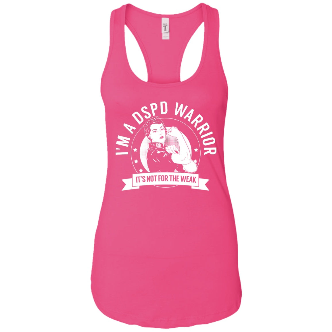 Delayed Sleep Phase Disorder - DSPD Warrior NFTW Ideal Racerback Tank - The Unchargeables