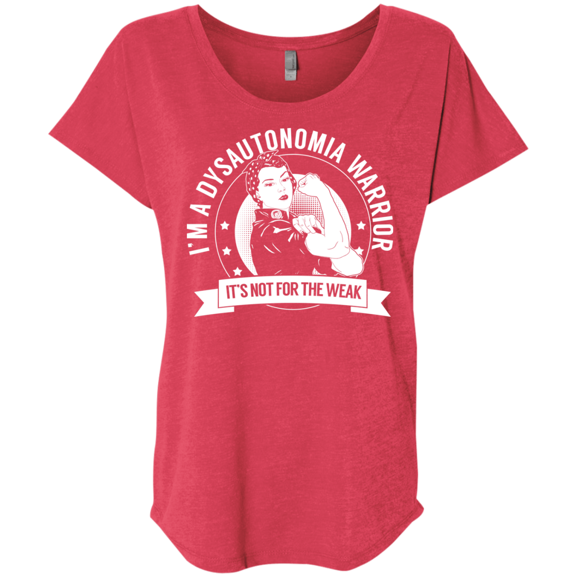 Dysautonomia Warrior Not For The Weak Dolman Sleeve - The Unchargeables