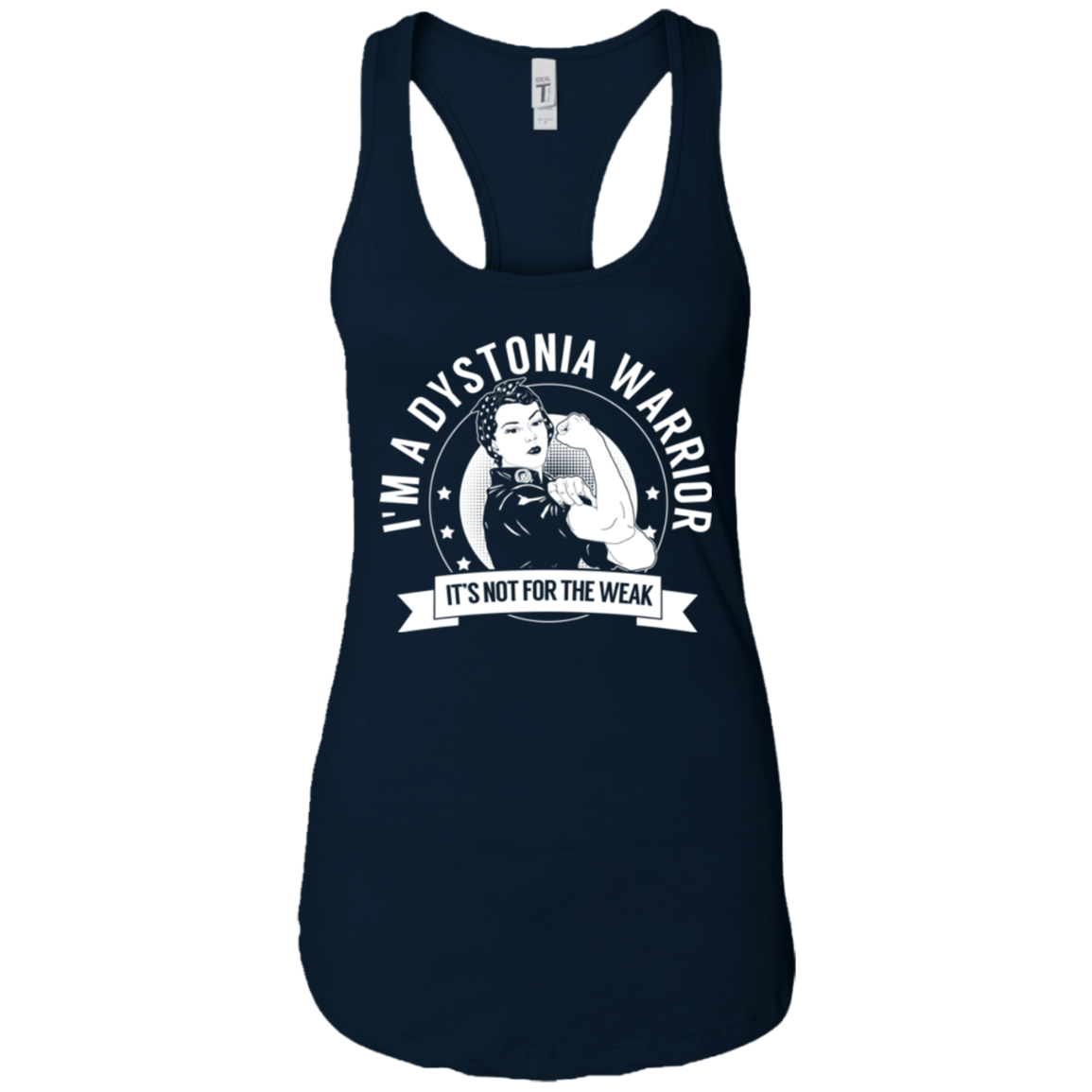 Dystonia Warrior NFTW Ideal Racerback Tank - The Unchargeables