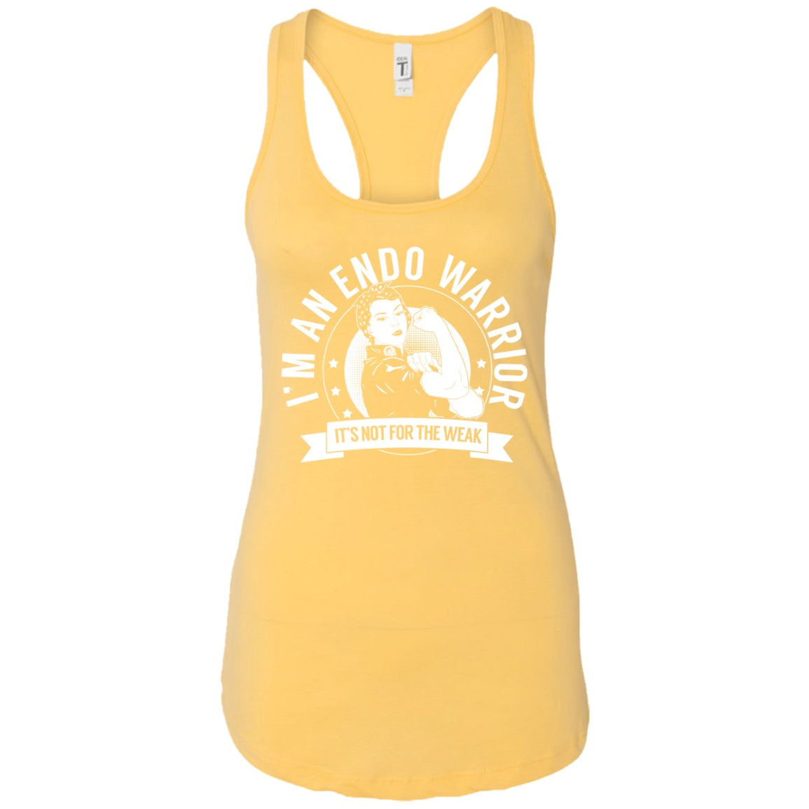 Endometriosis - Endo Warrior NFTW Ideal Racerback Tank - The Unchargeables