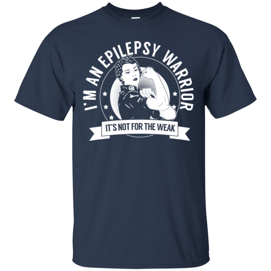 Epilepsy Warrior Not For The Weak Cotton T-Shirt - The Unchargeables