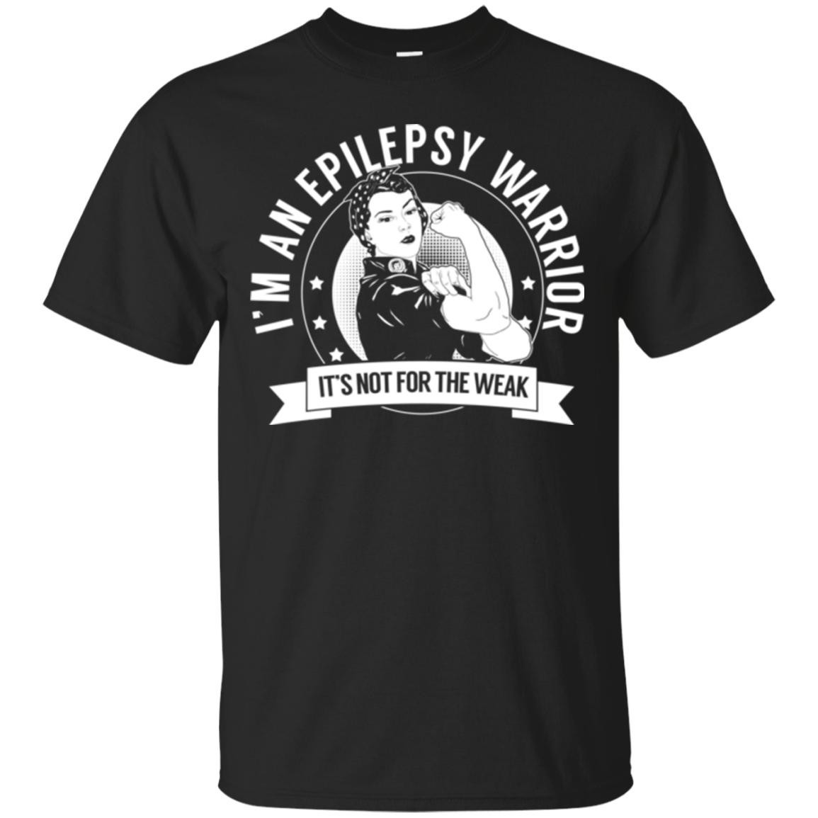 Epilepsy Warrior Not For The Weak Cotton T-Shirt - The Unchargeables