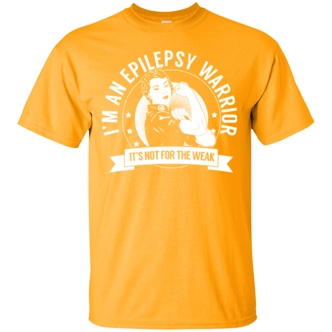 Epilepsy Warrior Not For The Weak Cotton T-Shirt - The Unchargeables