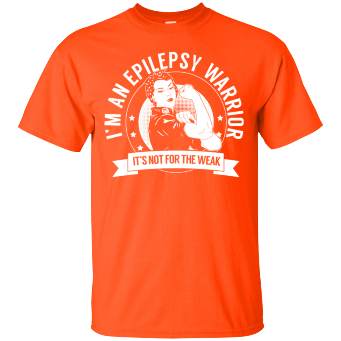 Epilepsy Warrior Not For The Weak Cotton T-Shirt - The Unchargeables