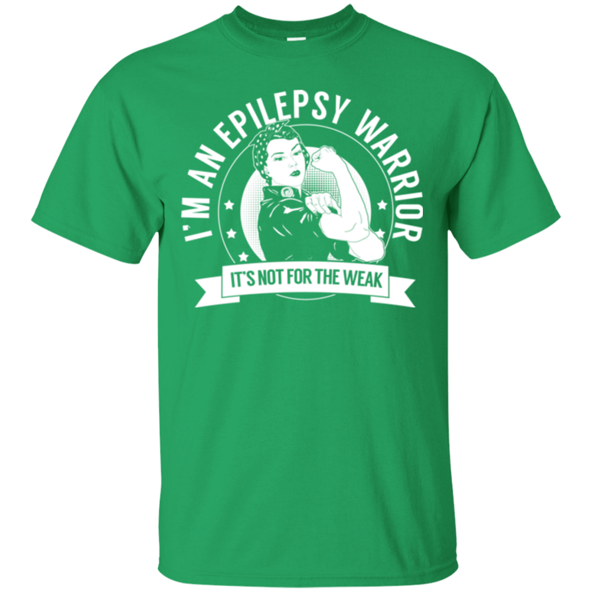 Epilepsy Warrior Not For The Weak Cotton T-Shirt - The Unchargeables