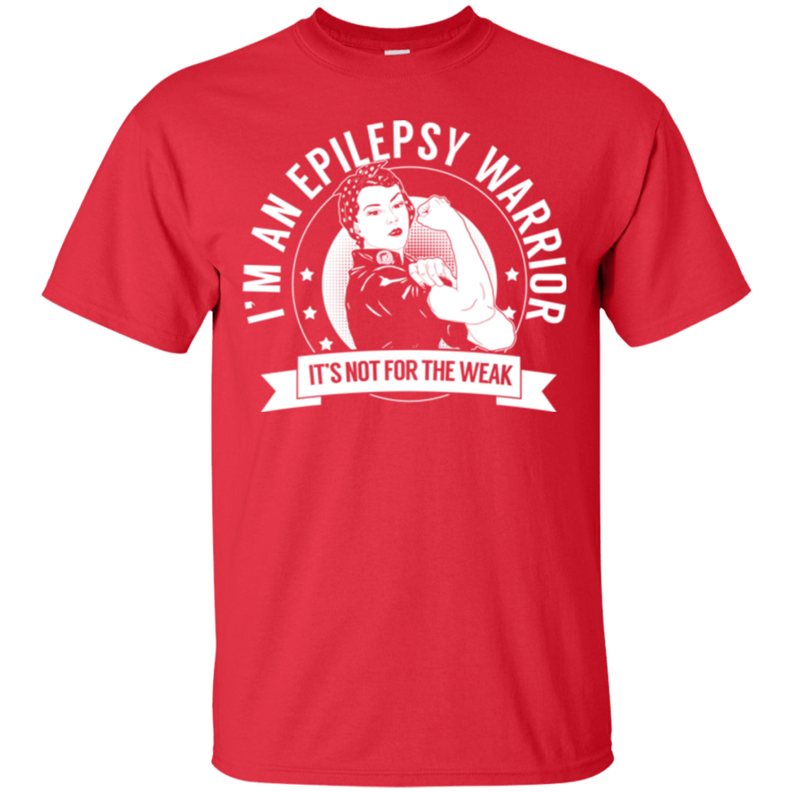 Epilepsy Warrior Not For The Weak Cotton T-Shirt - The Unchargeables