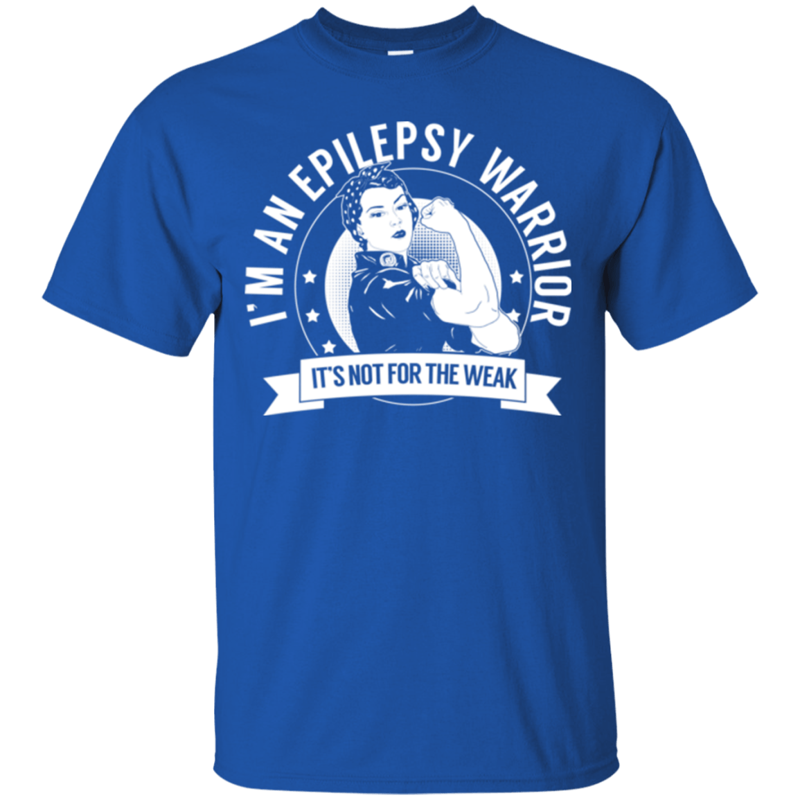 Epilepsy Warrior Not For The Weak Cotton T-Shirt - The Unchargeables