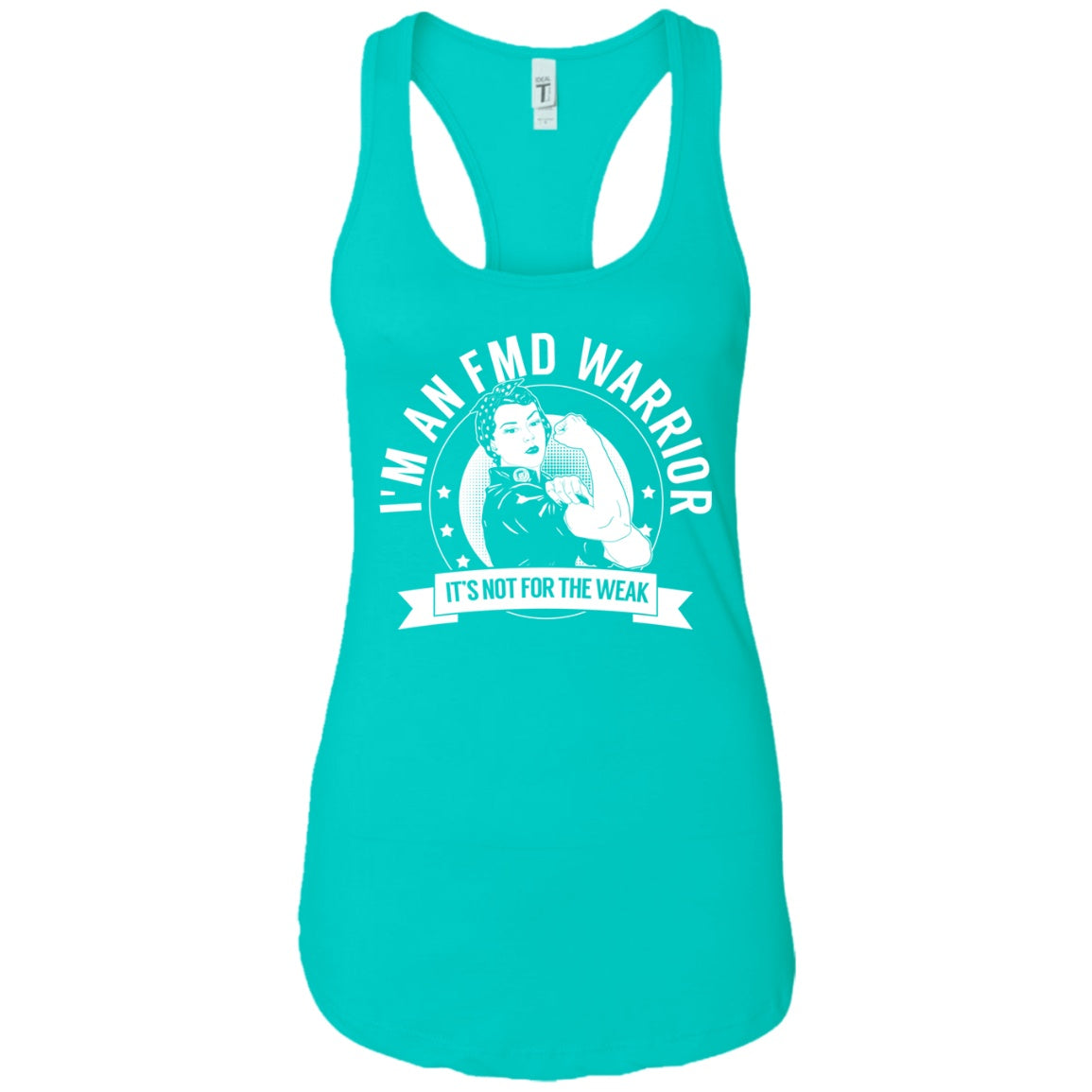 Fibromuscular Dysplasia - FMD Warrior NFTW Ideal Racerback Tank - The Unchargeables