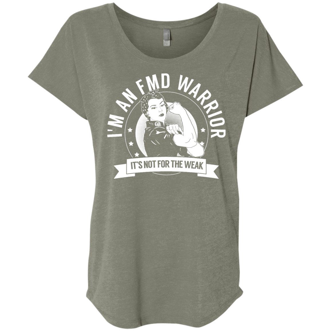 Fibromuscular Dysplasia -  FMD Warrior Not For The Weak  Dolman Sleeve - The Unchargeables