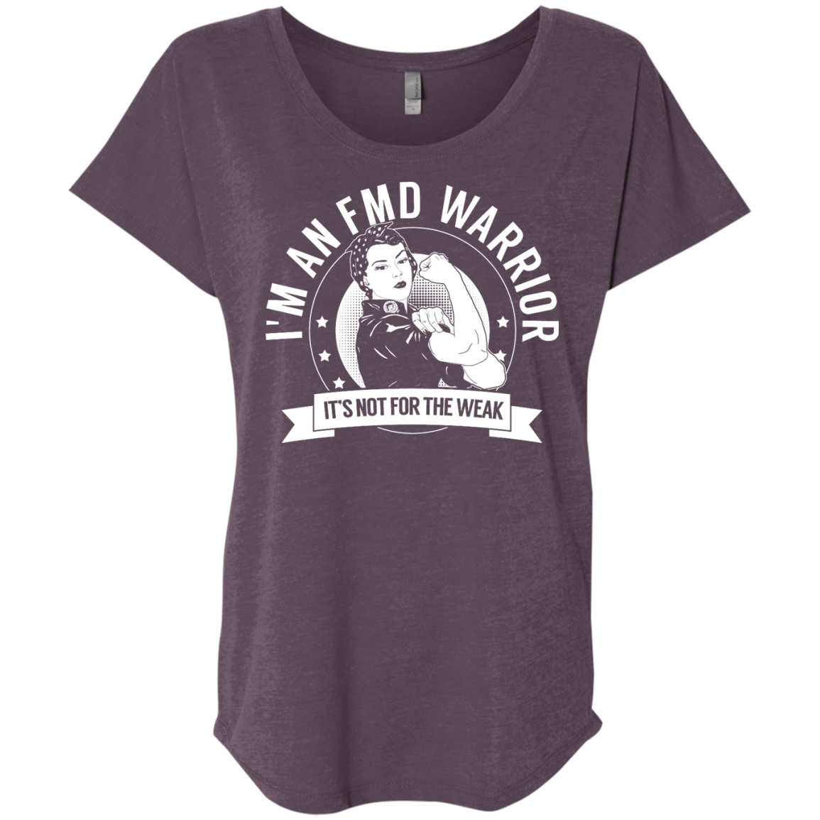 Fibromuscular Dysplasia -  FMD Warrior Not For The Weak  Dolman Sleeve - The Unchargeables