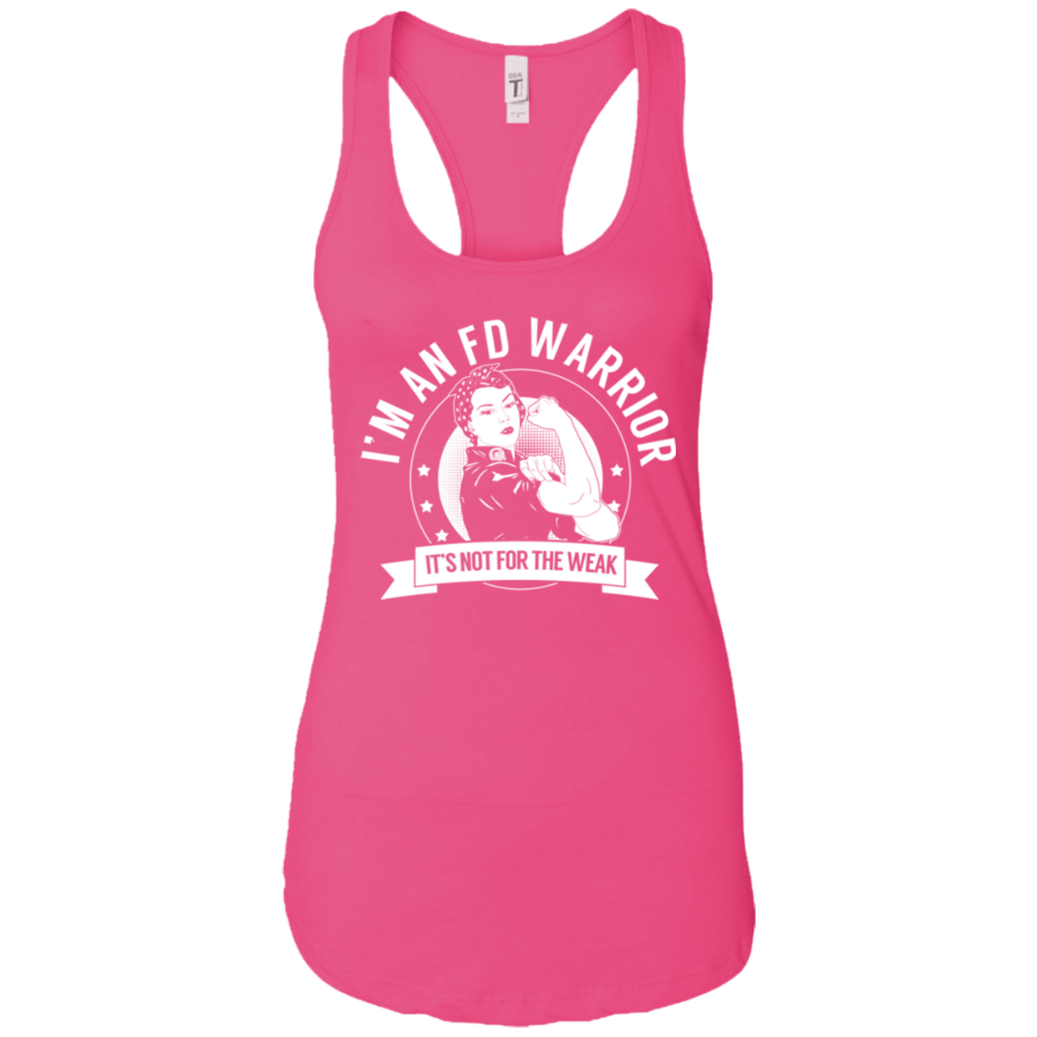 Fibrous Dysplasia - FD Warrior NFTW Ideal Racerback Tank - The Unchargeables