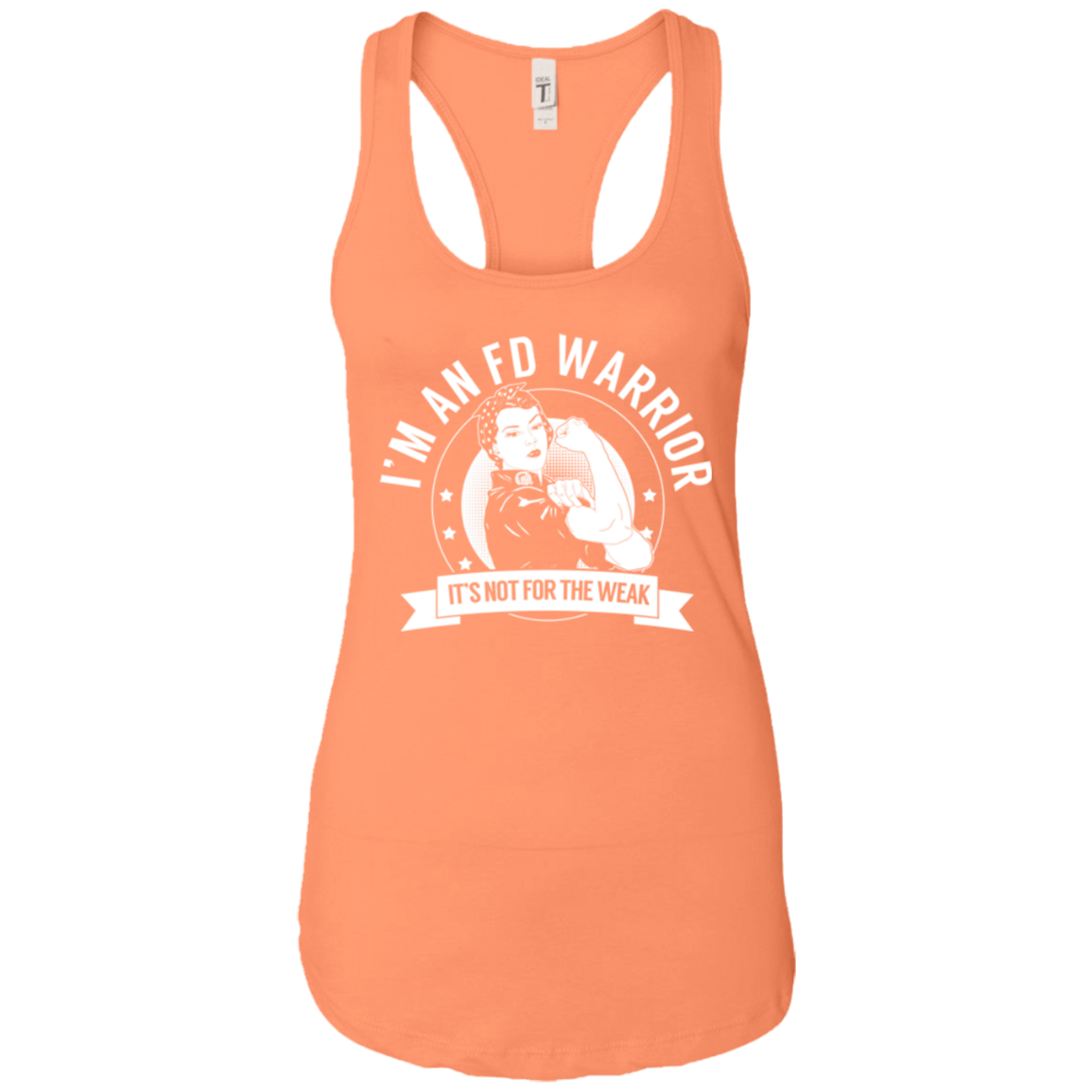 Fibrous Dysplasia - FD Warrior NFTW Ideal Racerback Tank - The Unchargeables