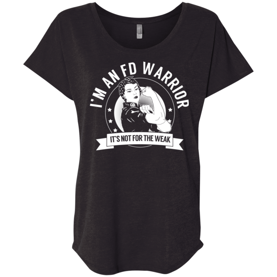 Fibrous Dysplasia - FD Warrior Not For The Weak Dolman Sleeve - The Unchargeables