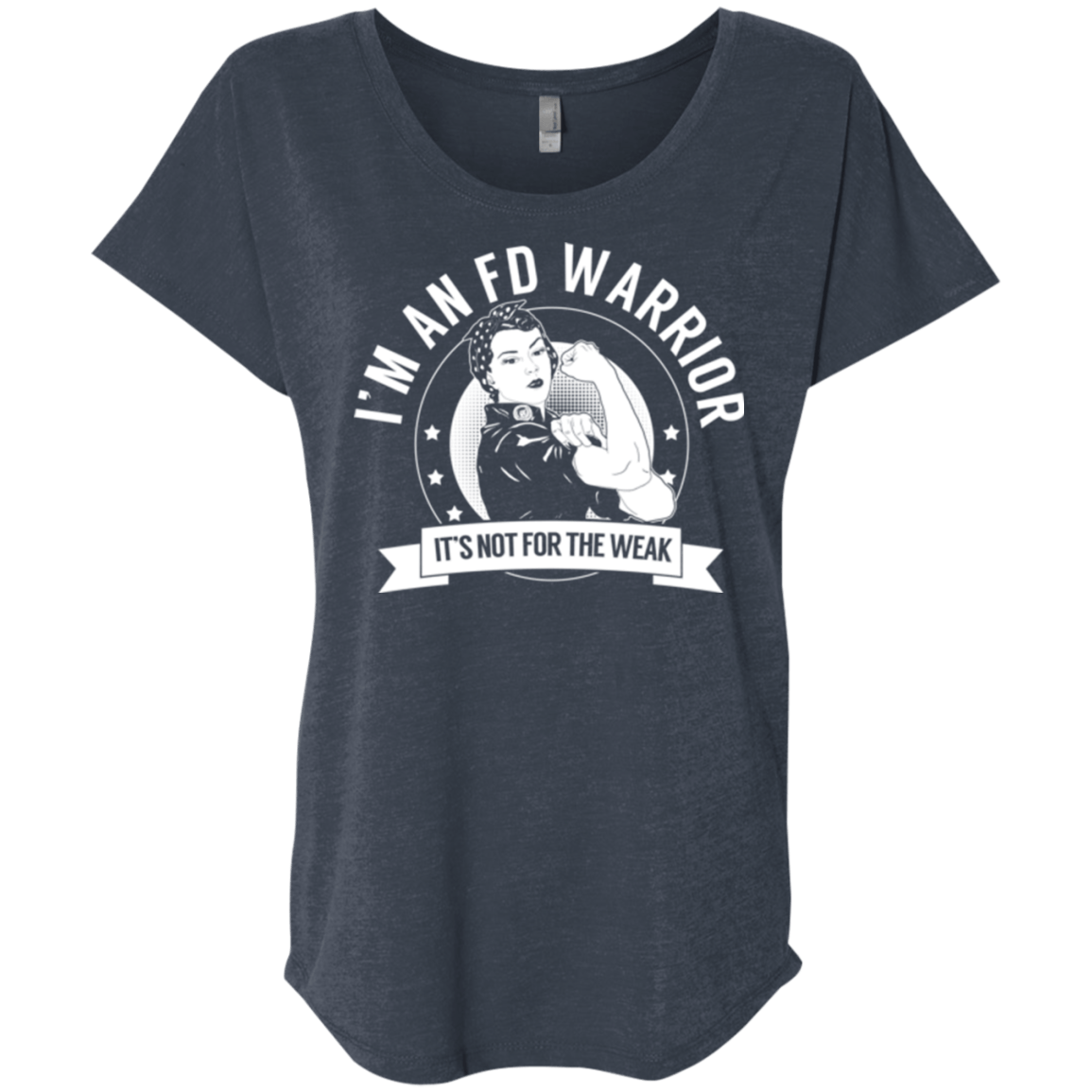 Fibrous Dysplasia - FD Warrior Not For The Weak Dolman Sleeve - The Unchargeables