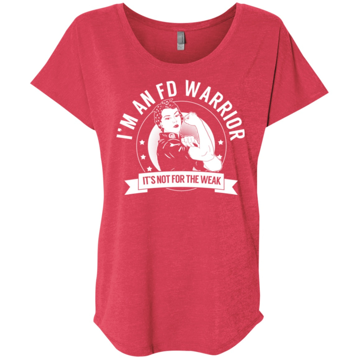 Fibrous Dysplasia - FD Warrior Not For The Weak Dolman Sleeve - The Unchargeables