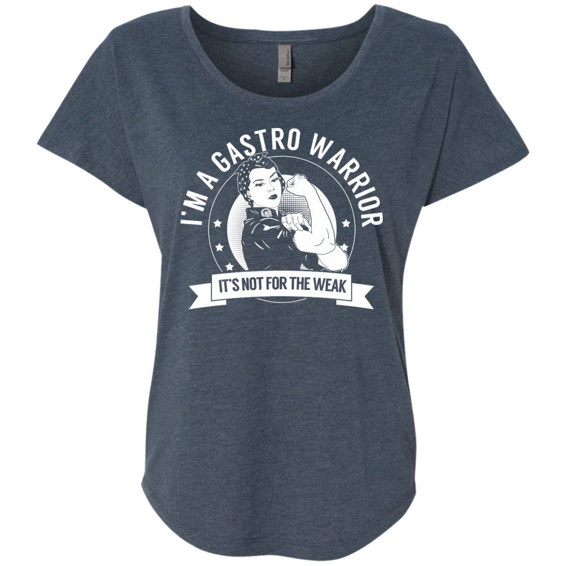 Gastroparesis - Gastro Warrior Not for the Weak Dolman Sleeve - The Unchargeables