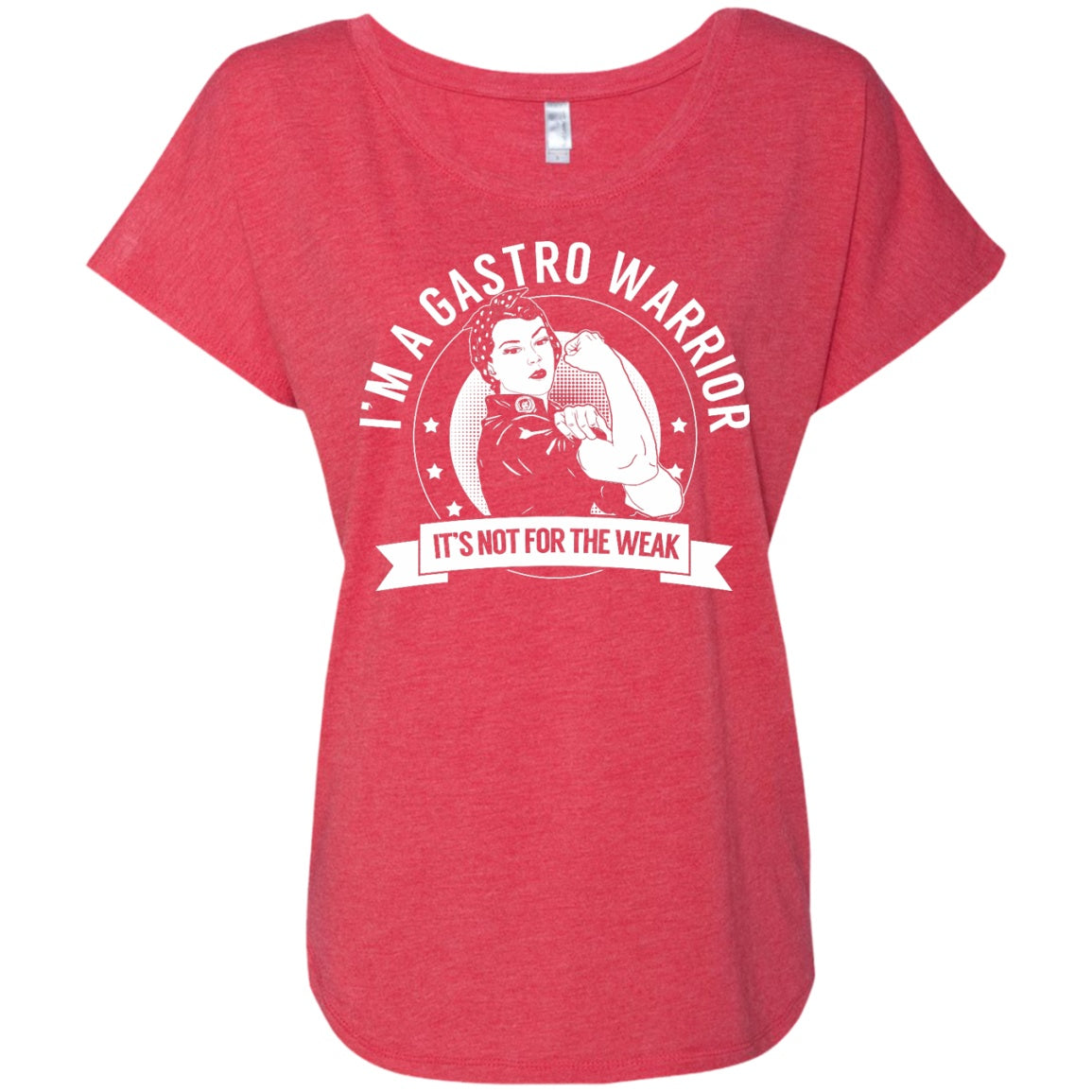 Gastroparesis - Gastro Warrior Not for the Weak Dolman Sleeve - The Unchargeables