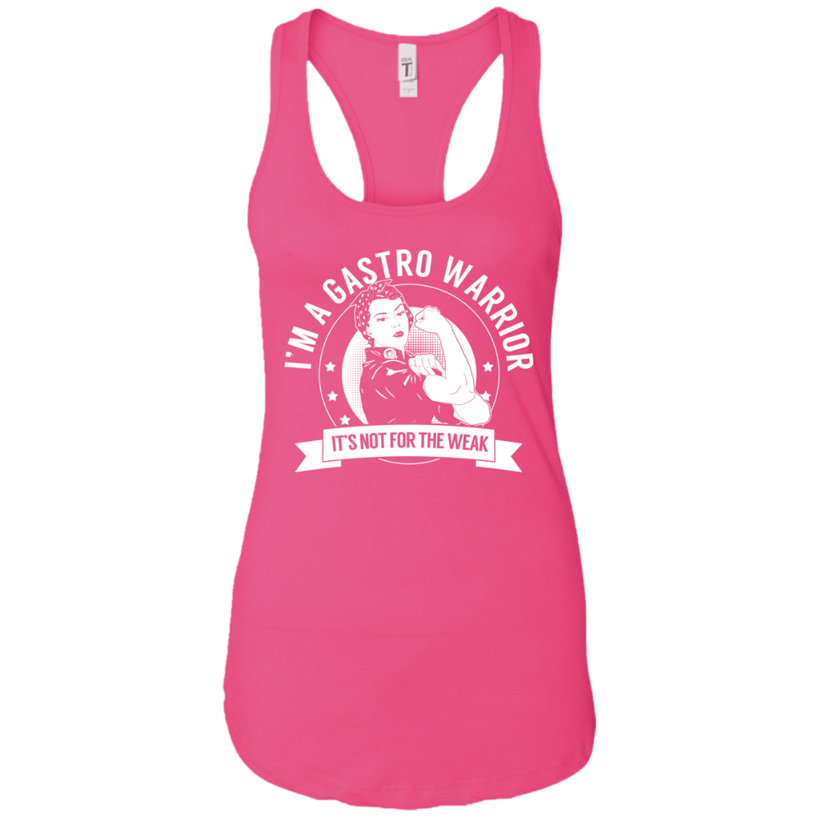 Gastroparesis - Gastro Warrior NFTW Ideal Racerback Tank - The Unchargeables