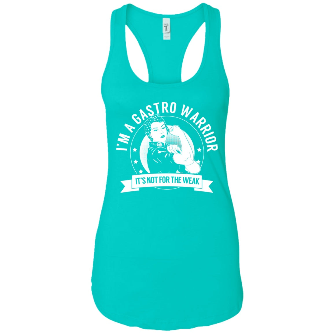 Gastroparesis - Gastro Warrior NFTW Ideal Racerback Tank - The Unchargeables