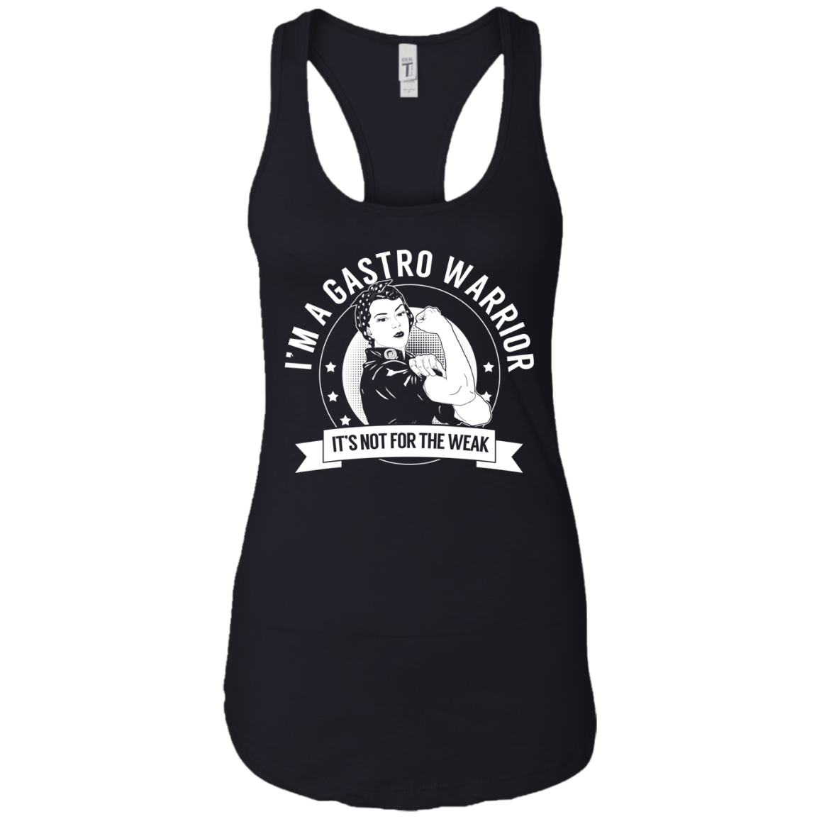 Gastroparesis - Gastro Warrior NFTW Ideal Racerback Tank - The Unchargeables