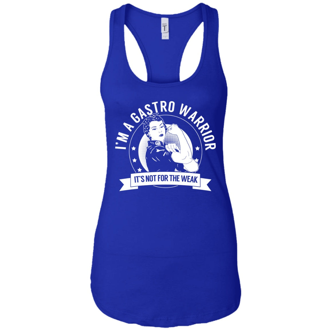 Gastroparesis - Gastro Warrior NFTW Ideal Racerback Tank - The Unchargeables