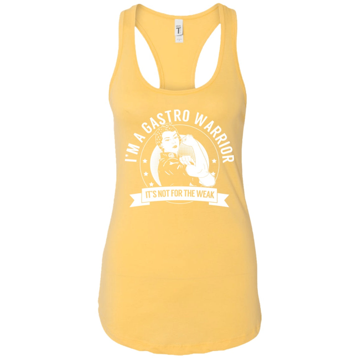 Gastroparesis - Gastro Warrior NFTW Ideal Racerback Tank - The Unchargeables