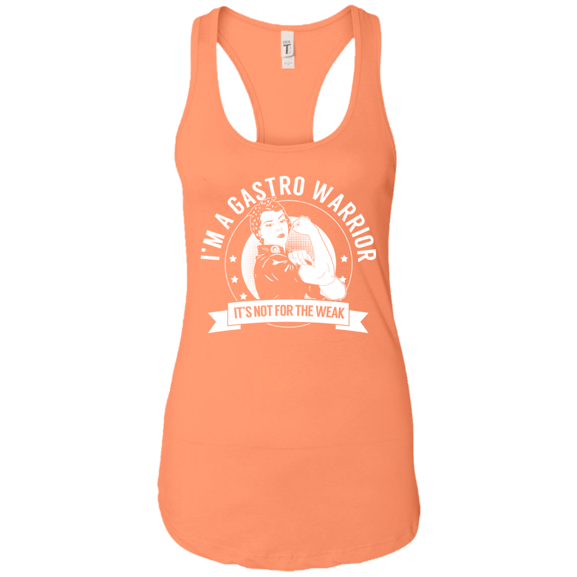 Gastroparesis - Gastro Warrior NFTW Ideal Racerback Tank - The Unchargeables