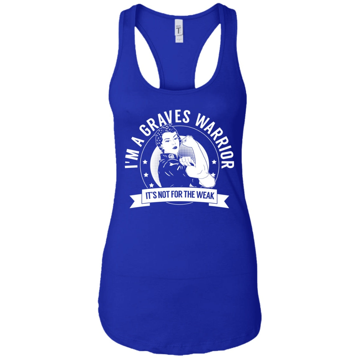 Graves Disease - Graves Warrior NFTW Ideal Racerback Tank - The Unchargeables