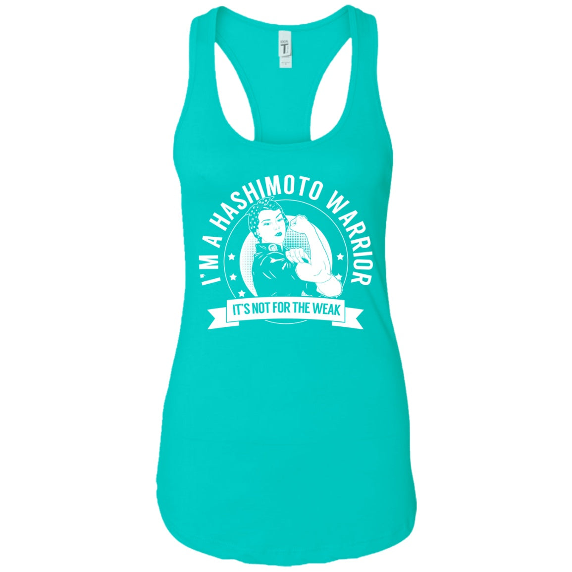 Hashimoto&#39;s Disease - Hashimoto Warrior NFTW Ideal Racerback Tank - The Unchargeables